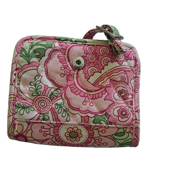 Lot - 4 Piece Set of Retired Pink Petal Vera Bradley Purse Wallet Accessories - Picture 4 of 13